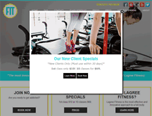 Tablet Screenshot of fitpilatesstudio.com